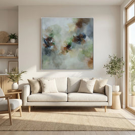 Earth Echoes - Framed Canvas Print
