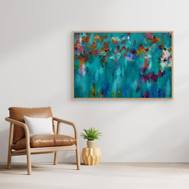 Where the Ridge Meets the Deep - Framed Canvas Print