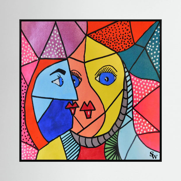 The Modern Muse - Framed Canvas Print