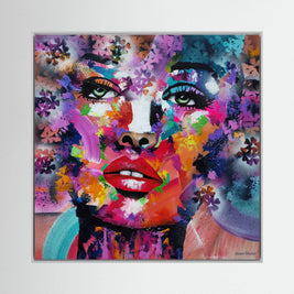 Spectrum of a Soul - Framed Canvas Print