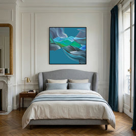 Meridian - Framed Canvas Print
