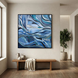 Surge - Framed Canvas Print