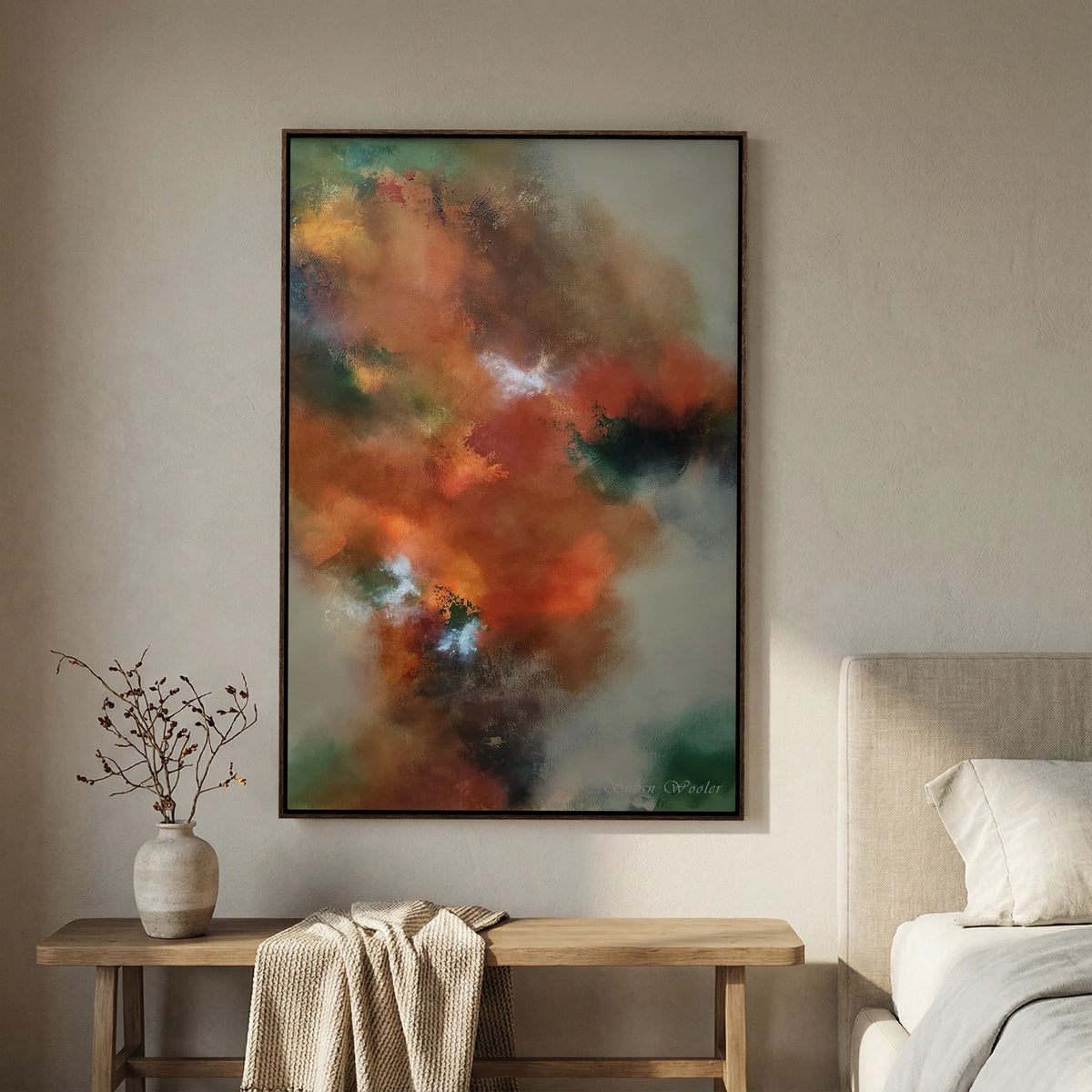 Copper & Clay - Framed Canvas Print