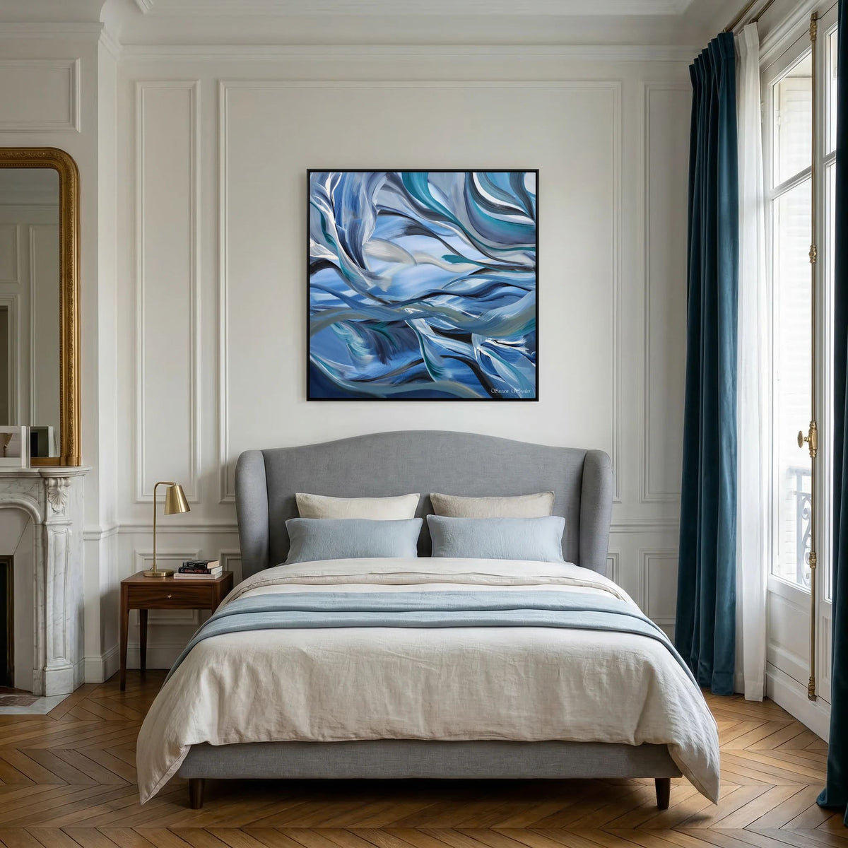 Surge - Framed Canvas Print
