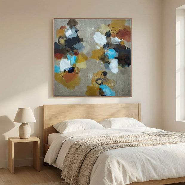 Moving Forward II - Framed Canvas Print