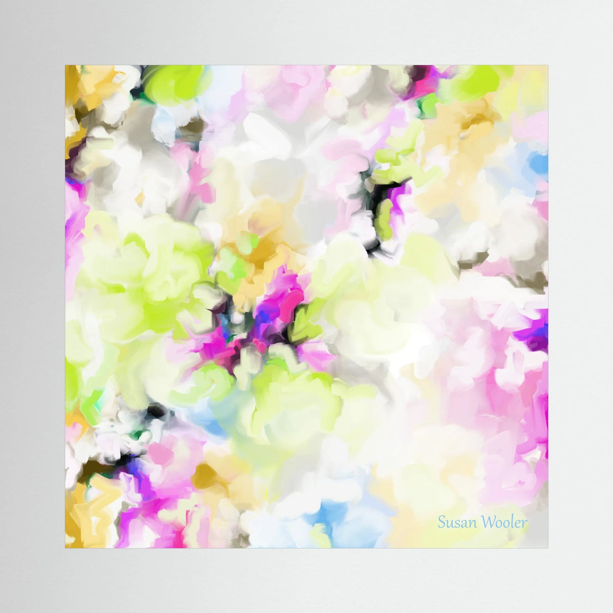 Whispering Petals - Framed Canvas Print