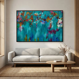 Where the Ridge Meets the Deep - Framed Canvas Print