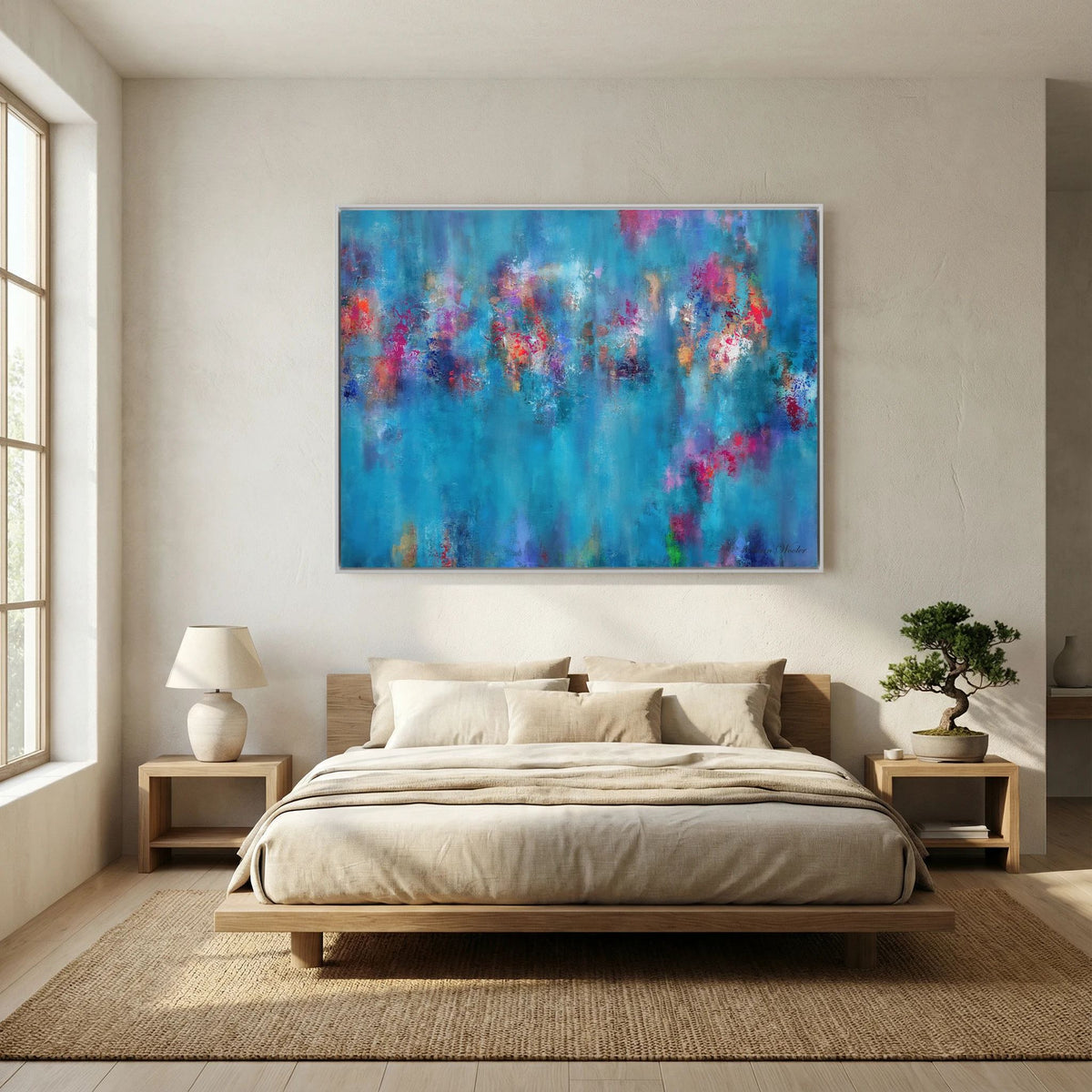 Where the Light Rested - Framed Canvas Print