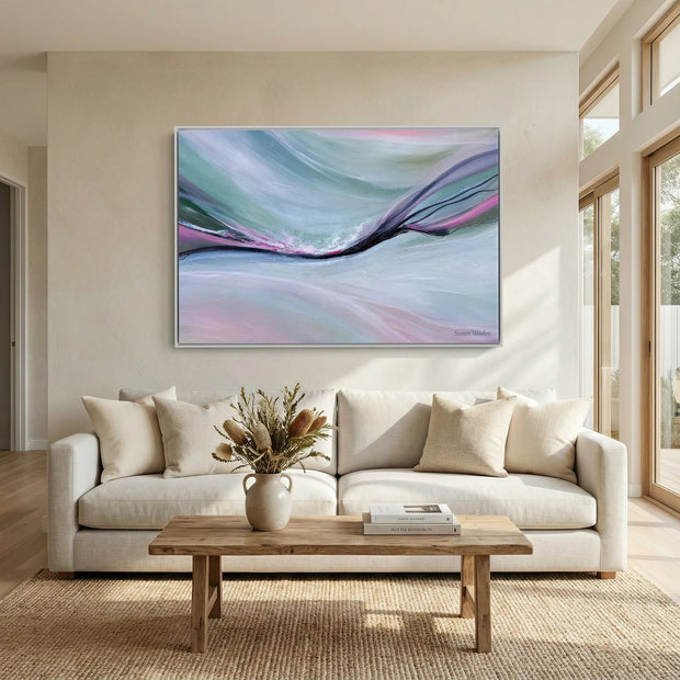 Night Sky - Framed Canvas Print
