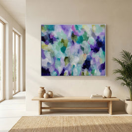 Lavender Dreams II - Framed Canvas Print