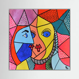 The Modern Muse - Framed Canvas Print