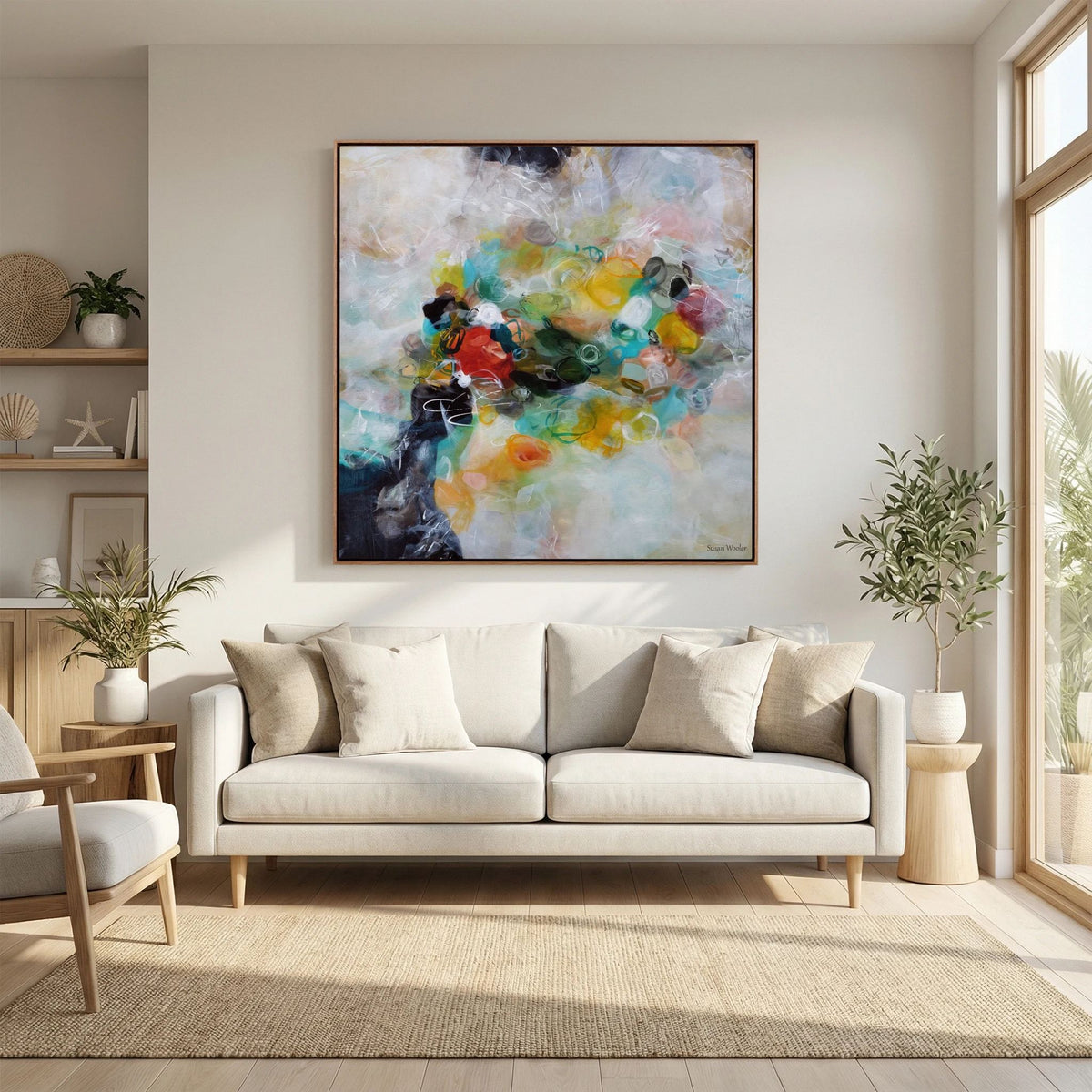 Nectar for the Bees - Framed Canvas Print