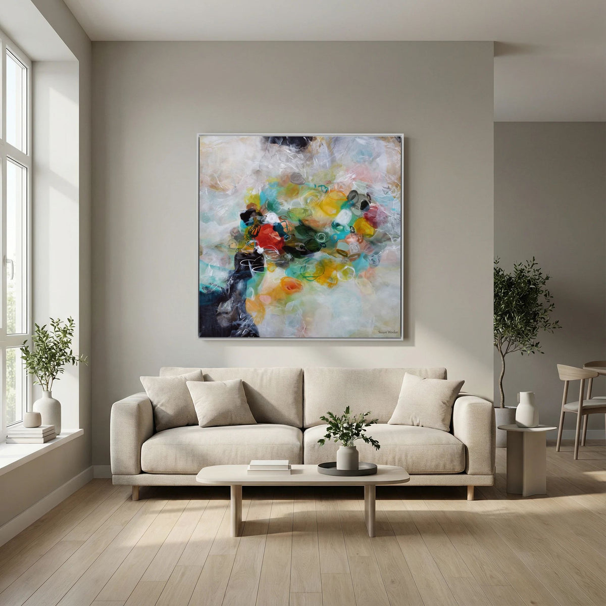 Nectar for the Bees - Framed Canvas Print