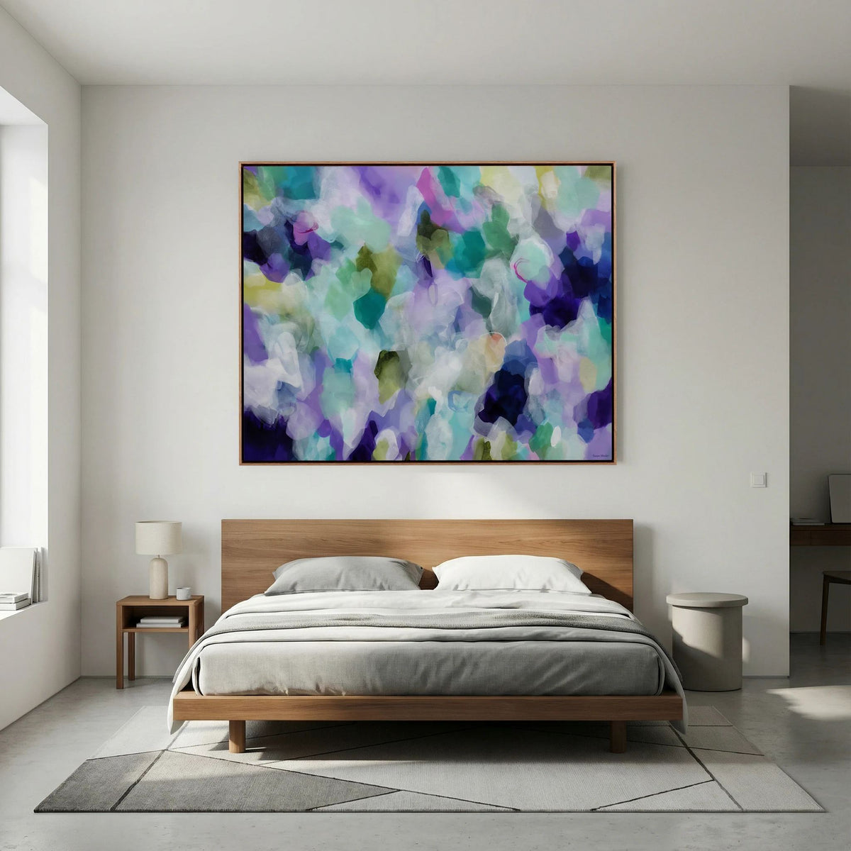Lavender Dreams II - Framed Canvas Print