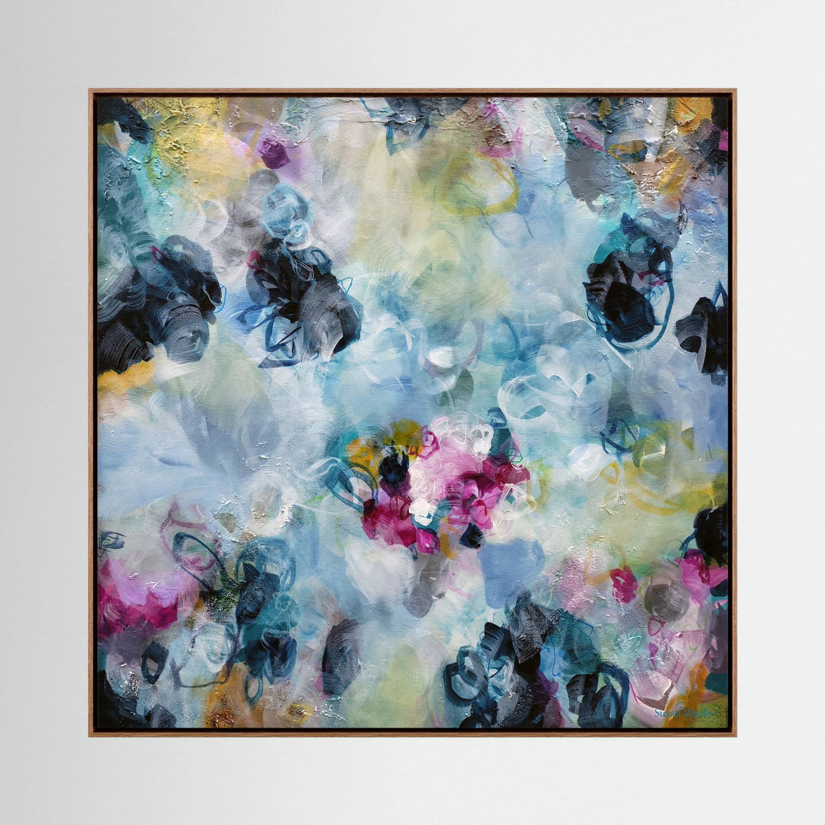 Petunia Blooms - Framed Canvas Prints