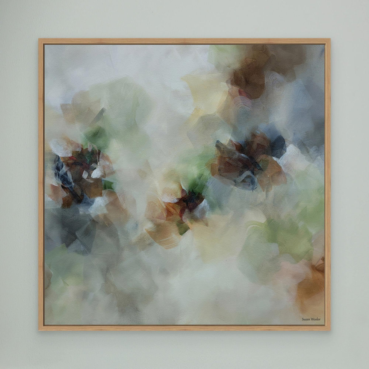 Earth Echoes - Framed Canvas Print