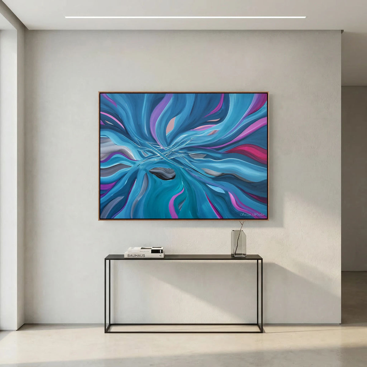 Luminescence - Framed Canvas Print