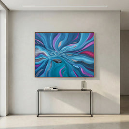 Luminescence - Framed Canvas Print