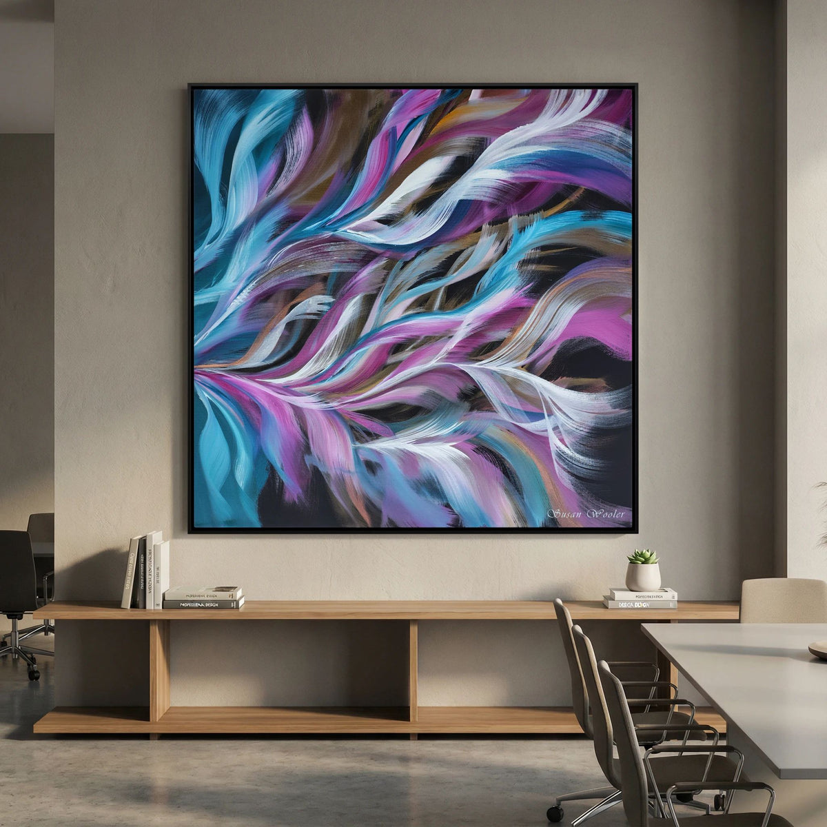 Kinetic - Framed Canvas Print