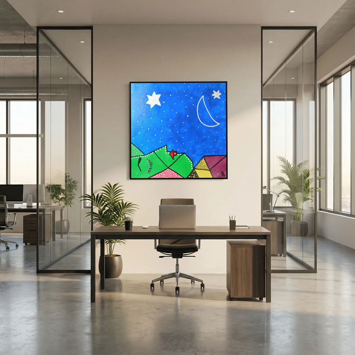 Midsummer Night's Dream - Framed Canvas Print