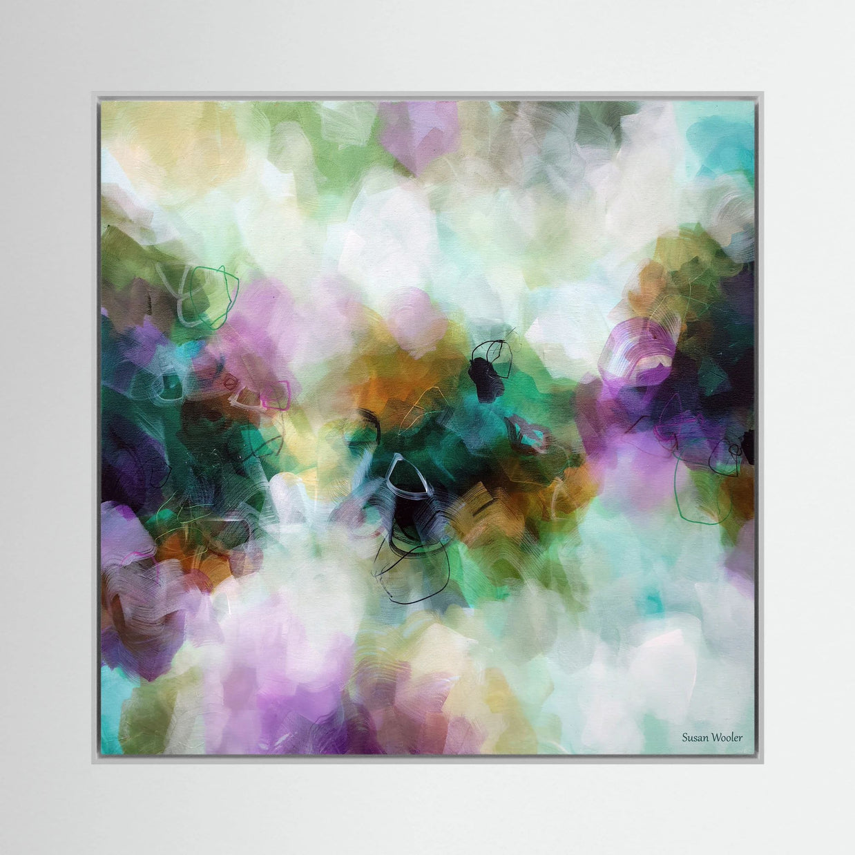 Whispers in the Forest- Framed Canvas Print