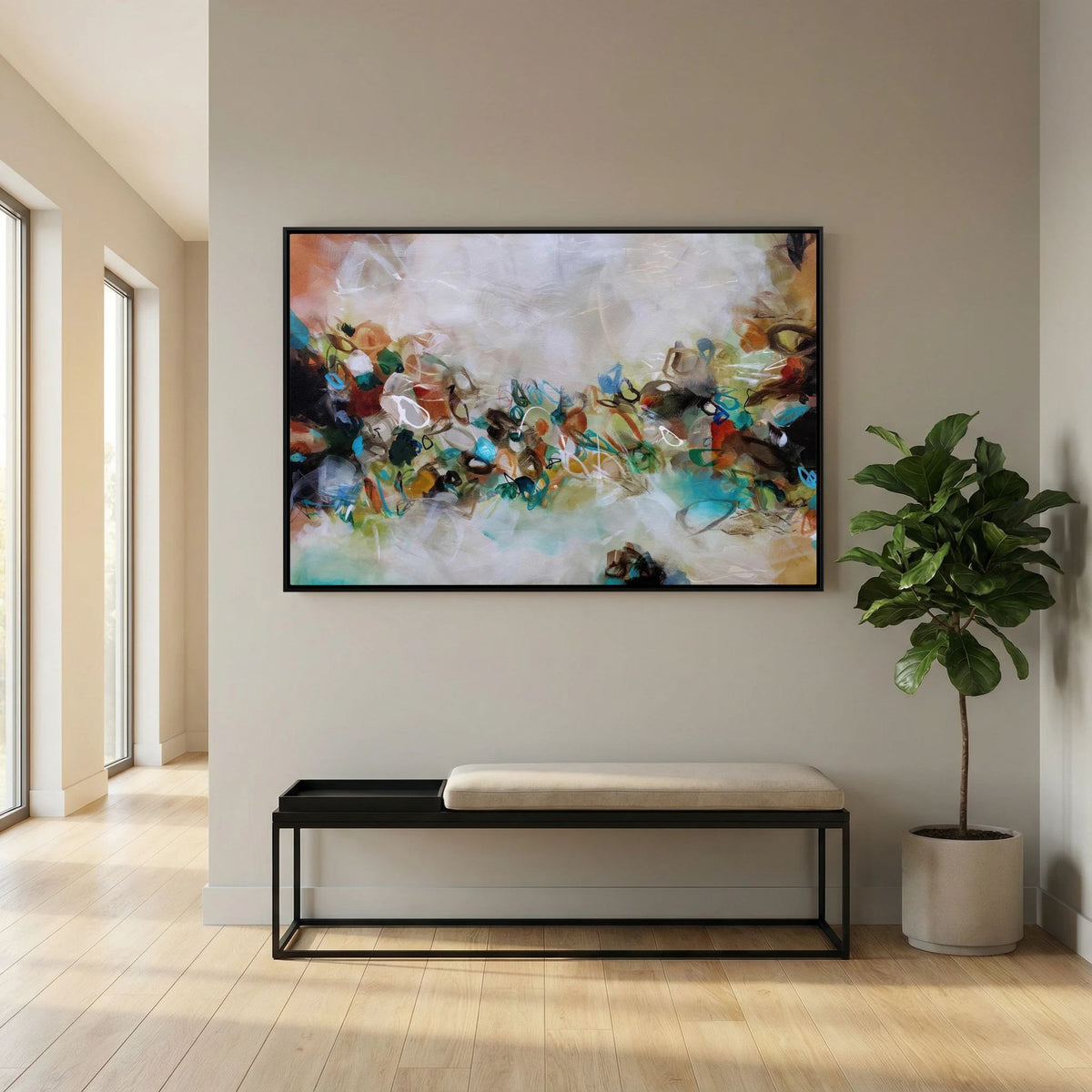 Alchemy of Nature - Framed Canvas Print