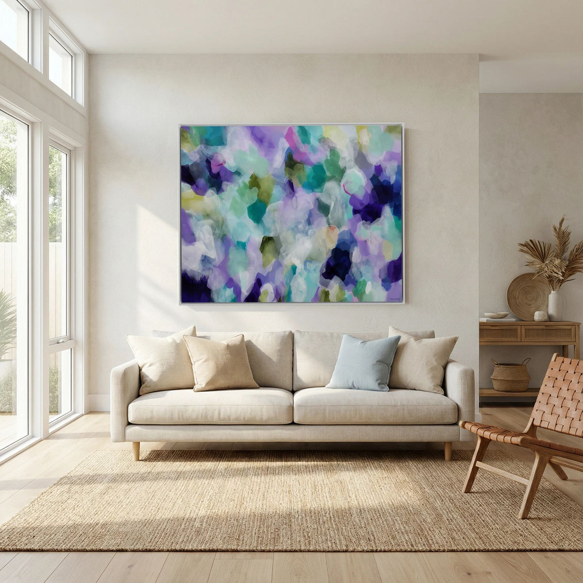 Lavender Dreams II - Framed Canvas Print