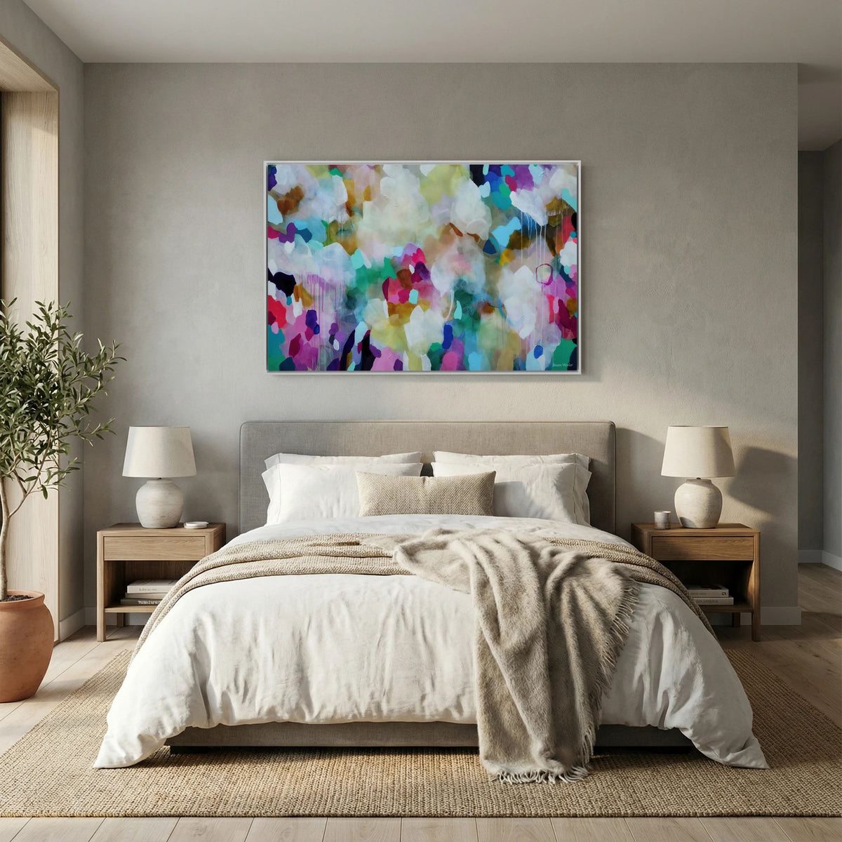 Scent of the Sea Breeze - Framed Canvas Print