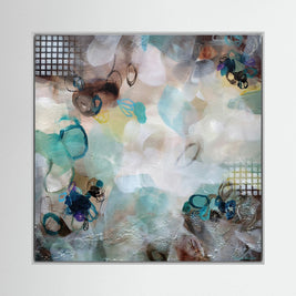 Mountain Dawn - Framed Canvas Print