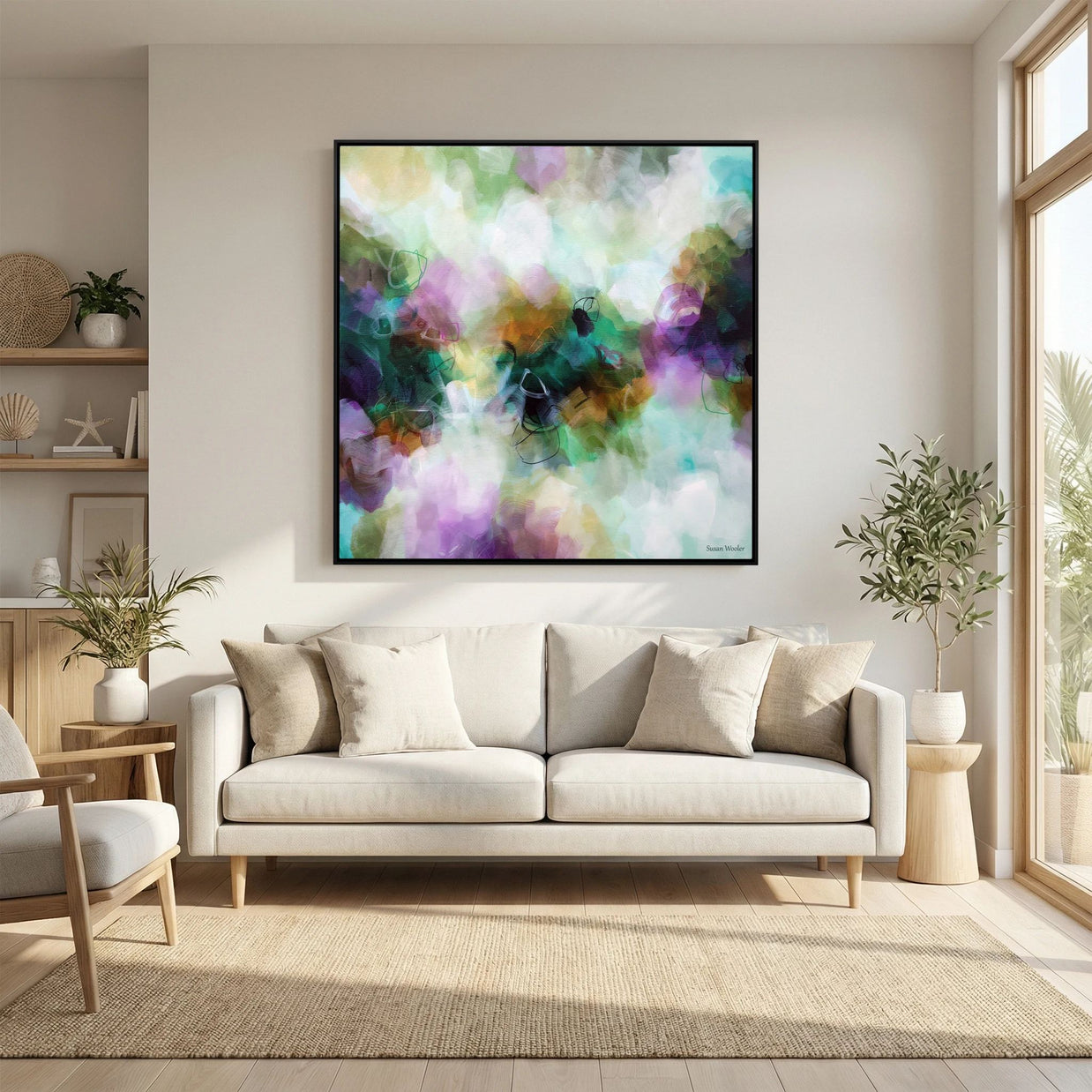 Whispers in the Forest- Framed Canvas Print