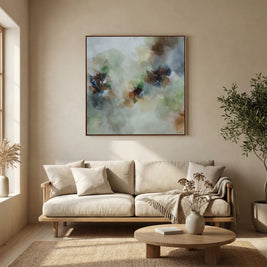 Earth Echoes - Framed Canvas Print