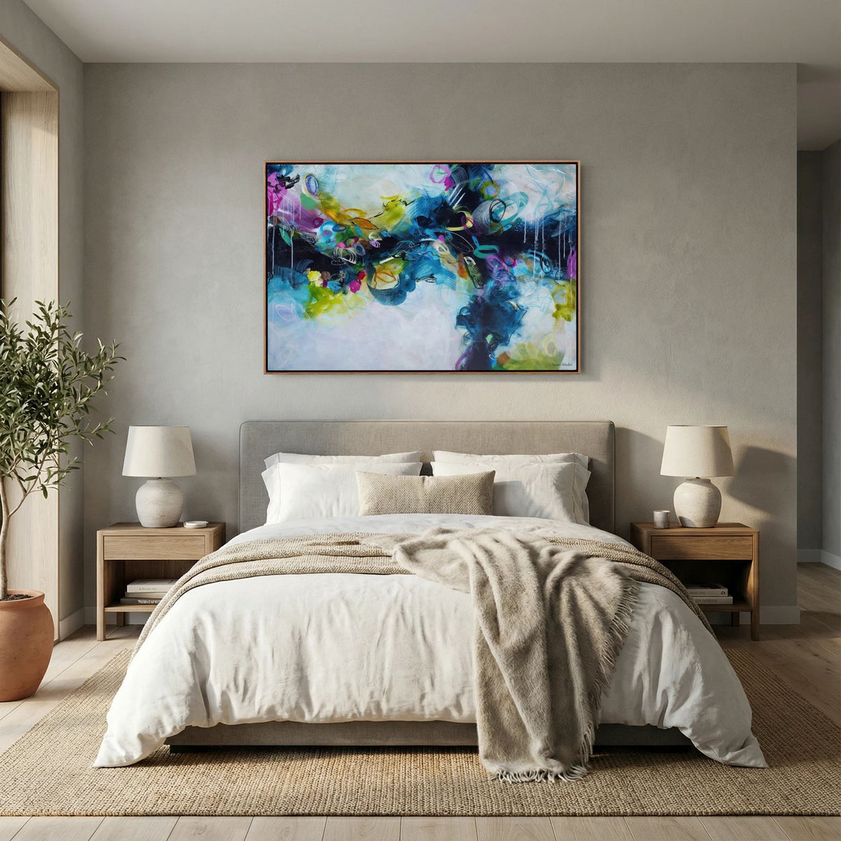 Wild Nights - Framed Canvas Print