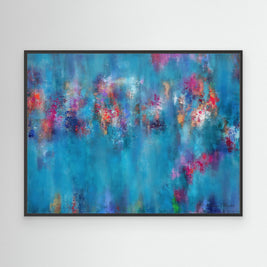 Where the Light Rested - Framed Canvas Print