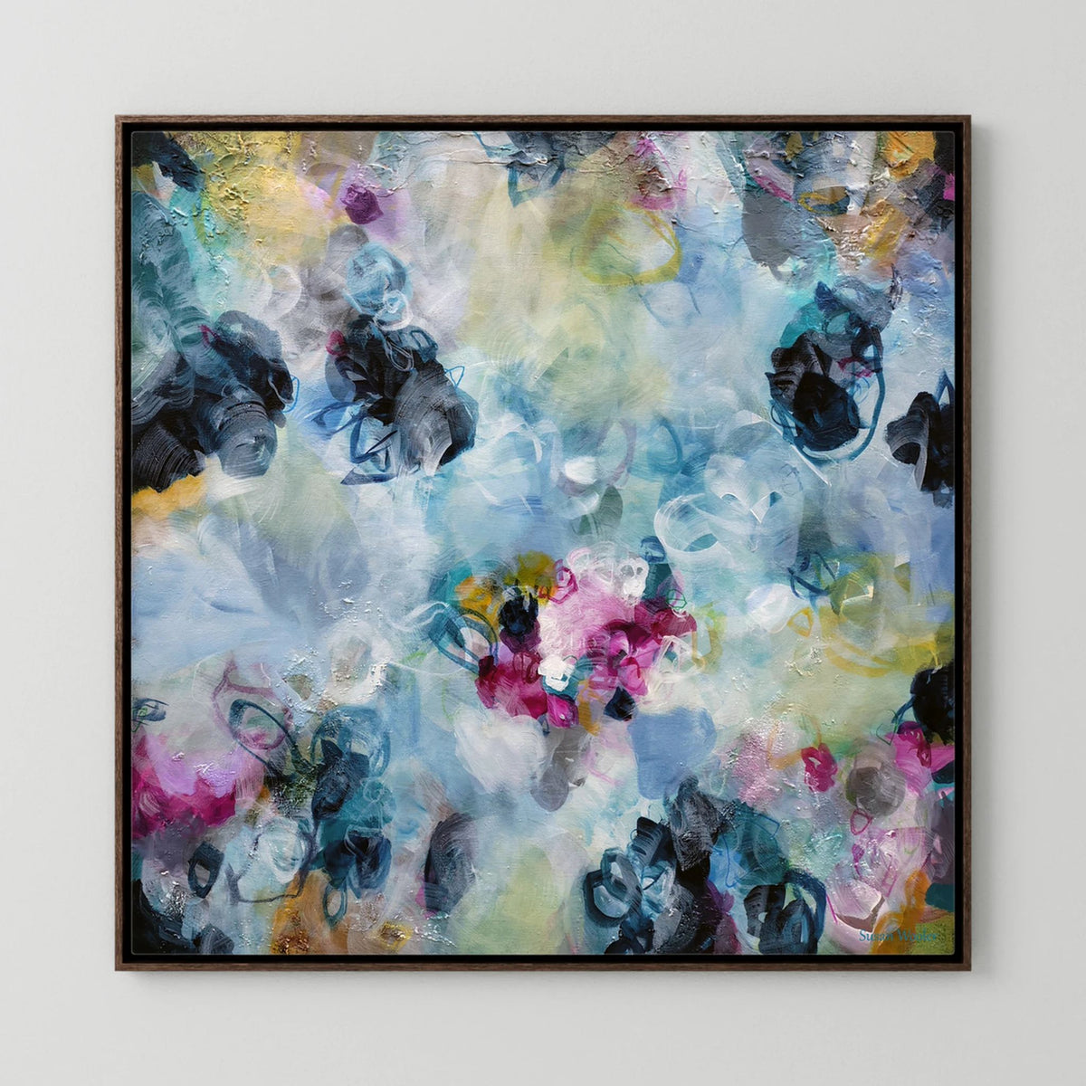 Petunia Blooms - Framed Canvas Prints