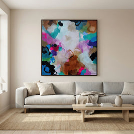 Where the Land Breathes - Framed Canvas Print