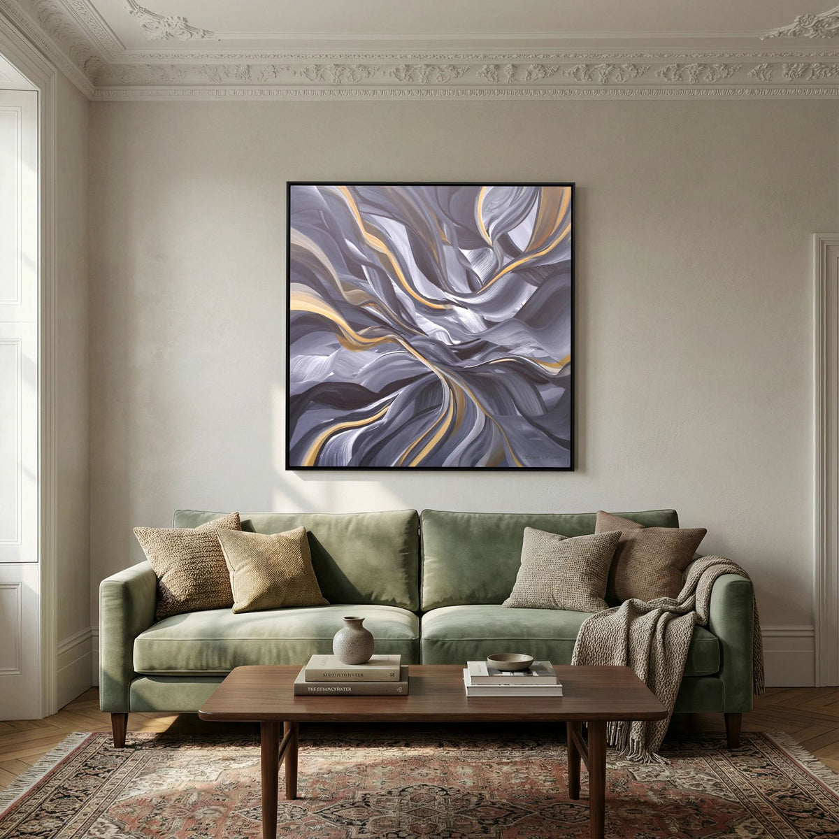 Aura - Framed Canvas Print