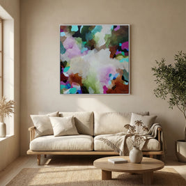 Movement in Colour - Framed Canvas Print