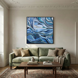 Surge - Framed Canvas Print