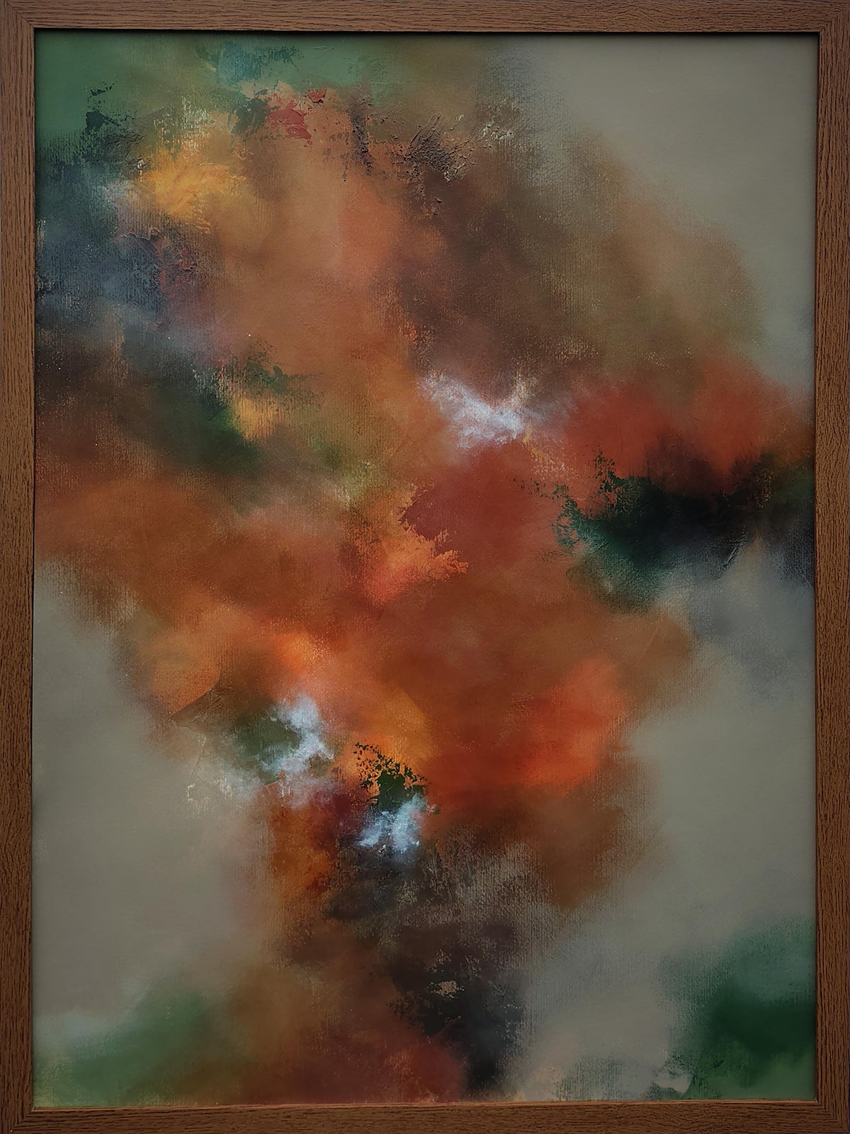 Copper & Clay - Original Framed Painting by Susan Wooler