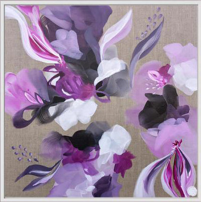 Peony Blush - Framed Canvas Print by Susan Wooler