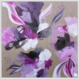 Peony Blush - Framed Canvas Print by Susan Wooler
