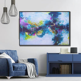 Wild Nights - Framed Canvas Print by Susan Wooler