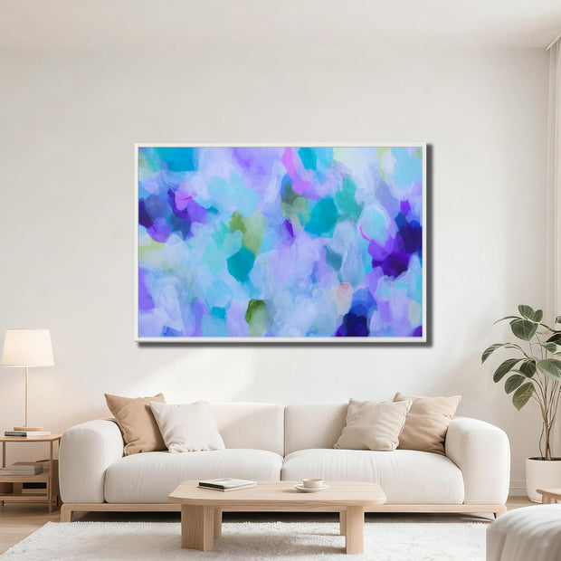 Lavender Dreams - Framed Canvas Print by Susan Wooler