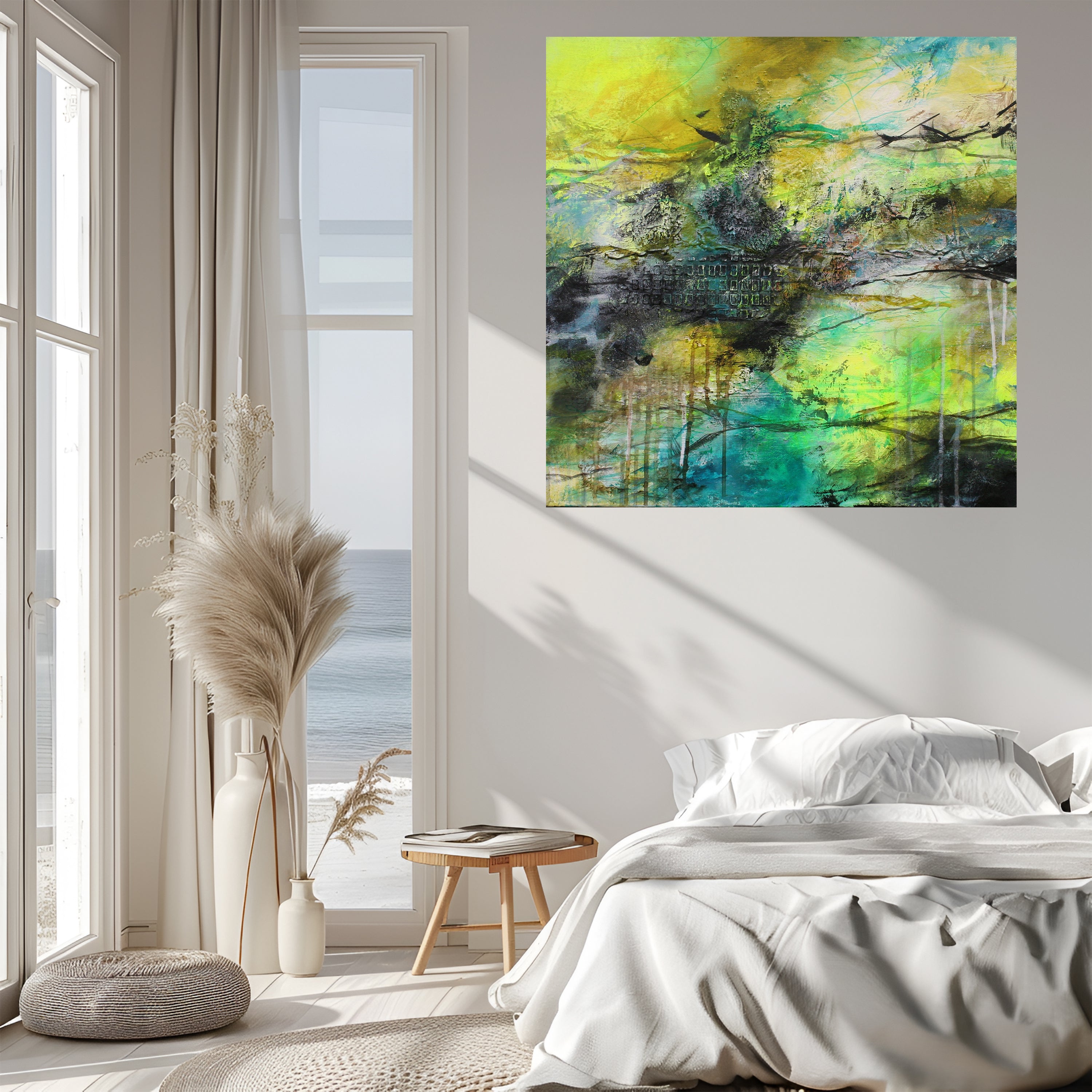 SOLD Buttercup Hill - Original Painting by Susan Wooler