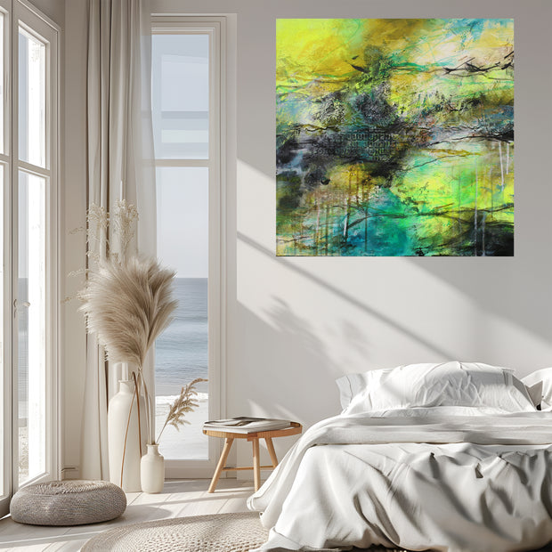 SOLD Buttercup Hill - Original Painting by Susan Wooler