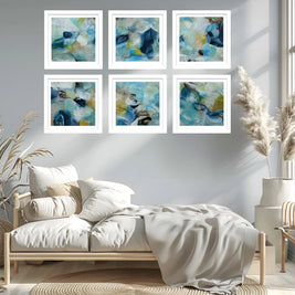Set of Six Mini Art Prints - Sea Spray