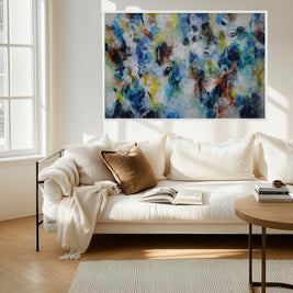 Coastal Whispers - Framed Canvas Print by Susan Wooler