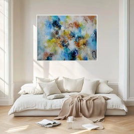 A Thousand Moments II - Framed Canvas Print by Susan Wooler