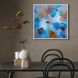 New Possibilities - Framed Canvas Print by Susan Wooler