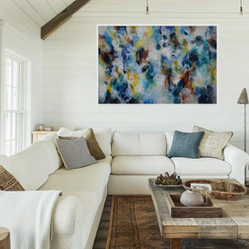 Coastal Whispers - Framed Canvas Print by Susan Wooler